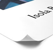 Isola Bella Balcony Poster (Ecke)