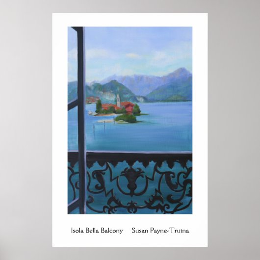 Isola Bella Balcony Poster (Vorne)
