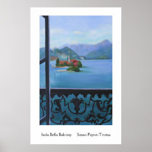 Isola Bella Balkon Poster