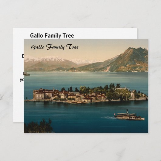 Isola Bella III, Lago Maggiore, Piemont, Italien Postkarte (Vorne/Hinten)