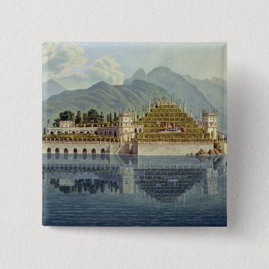 Isola Bella, See Maggiore: die terassenförmig Button (Vorderseite)
