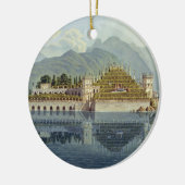 Isola Bella, See Maggiore: die terassenförmig Keramikornament (Links)