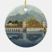 Isola Bella, See Maggiore: die terassenförmig Keramikornament (Hinten)