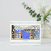 Isola Bella von George Barbier Postkarte (Stehend Vorderseite)