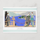 Isola Bella von George Barbier Postkarte (Vorderseite)