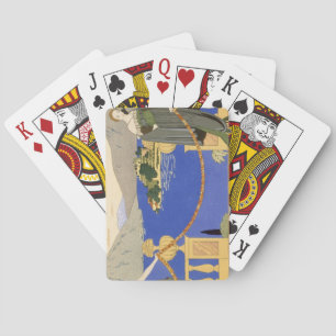 Isola Bella, von Redfern entworfene Abend-Kleider, Spielkarten