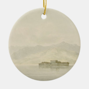 Isola Madre, Lago Maggiore, c.1781 (w/c über Keramikornament