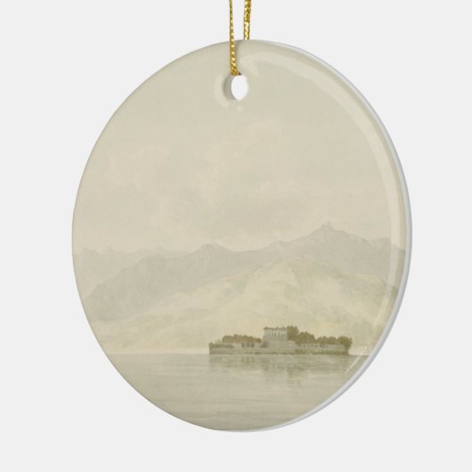 Isola Madre, Lago Maggiore, c.1781 (w/c über Keramikornament (Links)