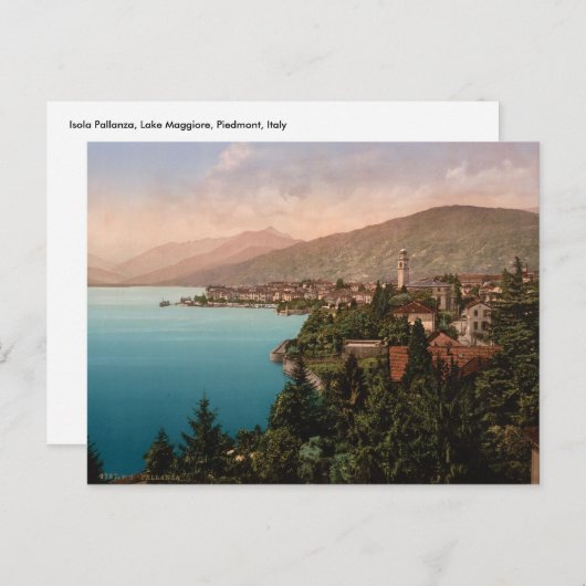 Isola Pallanza I, Lago Maggiore, Piemont, Italien Postkarte (Vorne/Hinten)