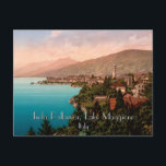Isola Pallanza, Lago Maggiore Italien Vintage Reis Postkarte<br><div class="desc">Isola Pallanza, Lago Maggiore, Italien Vintage Reisen Postcard Seendorf Isola Pallanza am Ufer des Lago Maggiore Postcard. Romantisches Old World Village. Erstellt aus unserer Vintage Travel Fotografy Collection, um sich und anderen einen Blick auf die berühmten landschaftlichen Städte und phantastischen weltweiten Destinationen aus dem 19. und frühen 20. Jahrhundert zu...</div>