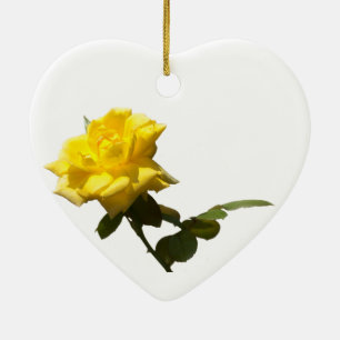 Isola Yellow rose Keramikornament