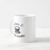 Isolat und Caffeinat Kaffeetasse (Vorderseite Links)
