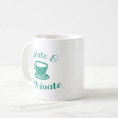 Isolat und Caffeinat Kaffeetasse (Vorderseite Links)