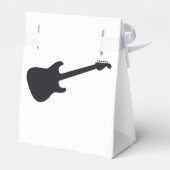 Isolated Guitar SIlhouette Geschenkschachtel (Rückseite)
