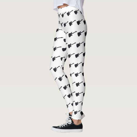 Isolated Guitar SIlhouette Leggings (Links)