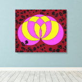 Isolated Spiralina Field Leinwanddruck (Insitu (Holzboden))