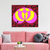 Isolated Spiralina Field Leinwanddruck (Insitu (Wohnzimmer))