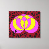 Isolated Spiralina Field Leinwanddruck (Vorderseite)