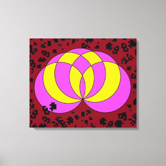 Isolated Spiralina Field Leinwanddruck (Vorderseite)