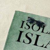 Isolation Island Deer Strandtuch (Beispiel)