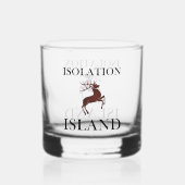 Isolation Island Hinweis Whiskyglas (Vorderseite)