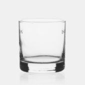Isolation Island Hinweis Whiskyglas (Links)