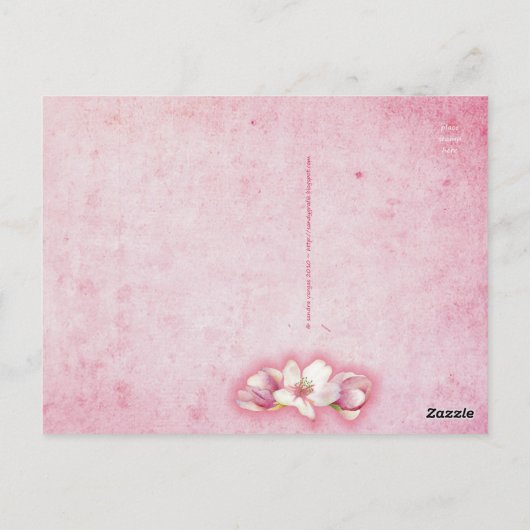 Isolations-Postkarten Postkarte (Rückseite)