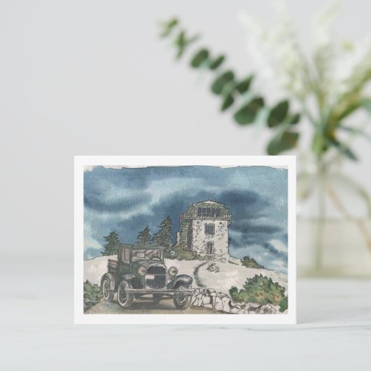 Isolationssuche Postkarte (Stehend Vorderseite)