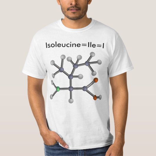 Isoleucin (Aminosäure) T-Shirt (Vorderseite)