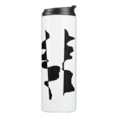 Isolierflasche Art Abstract Dual Face Thermosbecher (Nach links gedreht)
