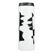 Isolierflasche Art Abstract Dual Face Thermosbecher (Rückseite)