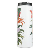 Isolierflasche Exotische Blumen Thermosbecher (Rückseite)