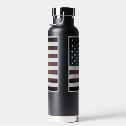 Isolierflasche unter der patriotischen amerikanisc trinkflasche (Rechts)