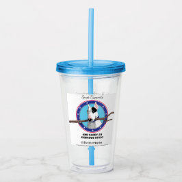 Isolierschale des Wegs weich Acryltrinkbecher