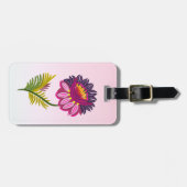 Isolierte Blume Gepäckanhänger (Vorderseite horizontal)