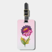 Isolierte Blume Gepäckanhänger (Vorderseite vertikal)