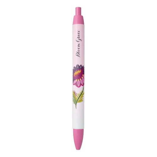 Isolierte Blume Kugelschreiber (Vorderseite Vertikal)