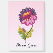 Isolierte Blume Magnet (Vorderseite)