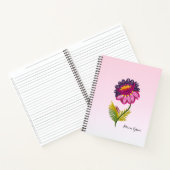 Isolierte Blume Notizblock (Innenseite)