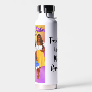 isolierte Tasse des Frauenministeriums des Tempels Trinkflasche