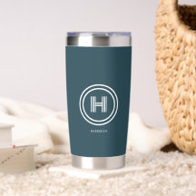 Isolierter Becher | Moderne einfache Form mit Mono