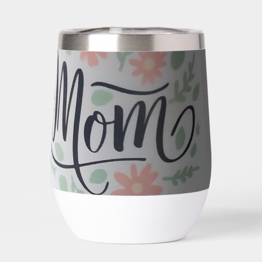 isolierter Becher verzaubert Mama (Rückseite)