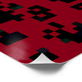Isoliertes Spiralina-Feld Poster (Ecke)