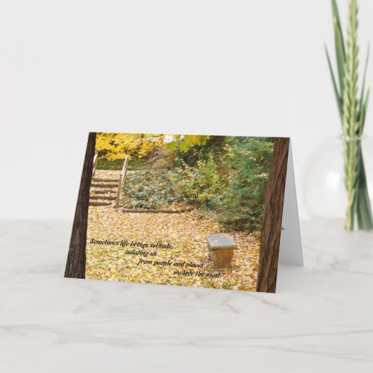 Isolierung Karte (Vorderseite)