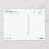 Isolierung Postkarte (Rückseite)