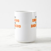 Isolierung zur Beschreibung von Funny Mug Kaffeetasse (Mittel)