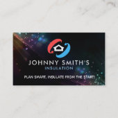 Isolierungsschleifkarten Visitenkarte (Vorderseite)