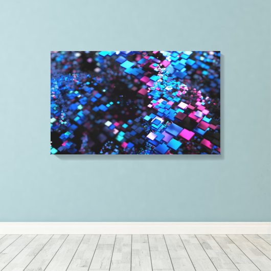 Isometer Leinwanddruck (Insitu (Holzboden))