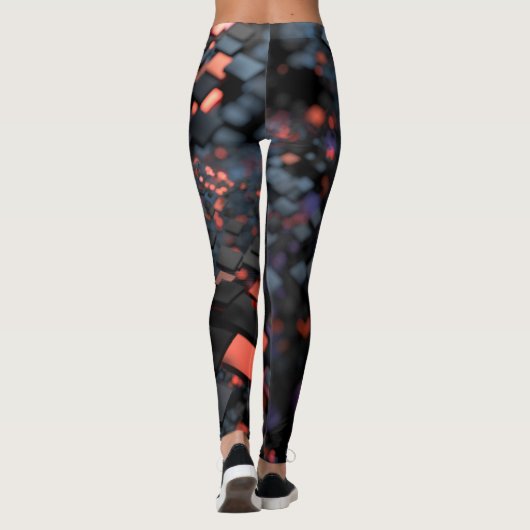 Isometer (schwarz) leggings (Rückseite)