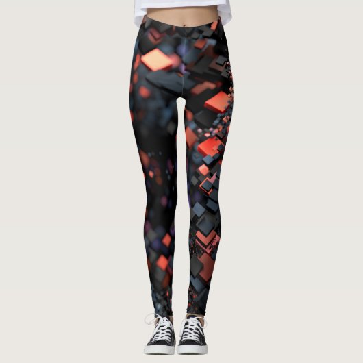 Isometer (schwarz) leggings (Vorderseite)